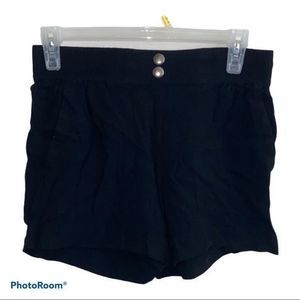 French connection women’s xs pull on black shorts‎